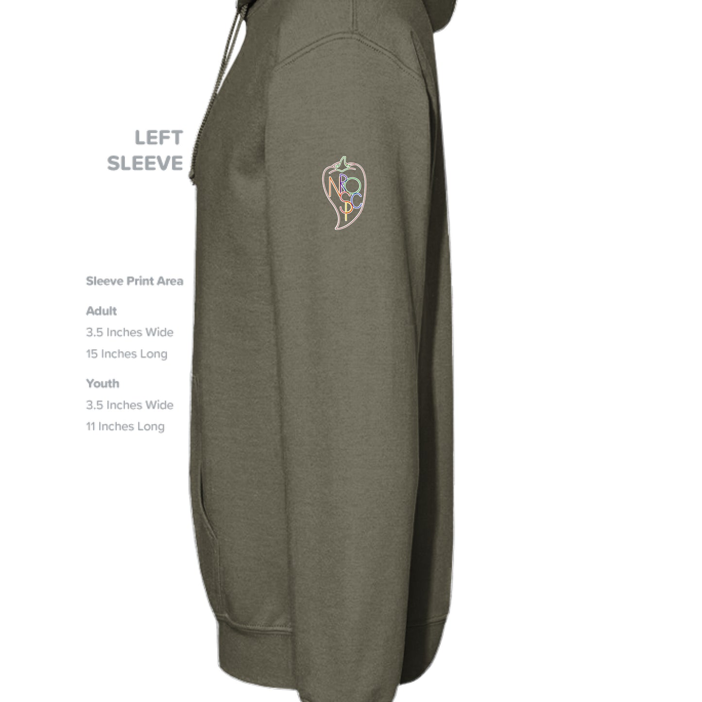 Fatigue Green - SLEEVE_LEFT