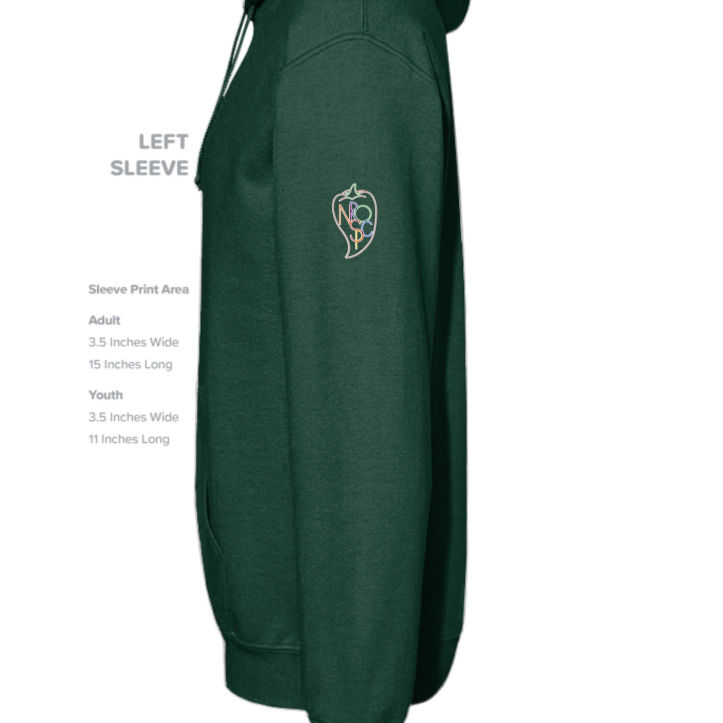Athletic Dark Green - SLEEVE_LEFT