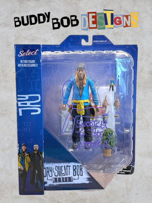Autographed Jay and Silent Bob Reboot Jay Figure by Diamond Select - Signed by Jason Mewes