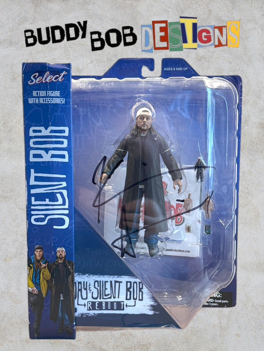 Autographed Jay and Silent Bob Reboot Silent Bob Figure by Diamond Select - Signed by Kevin Smith