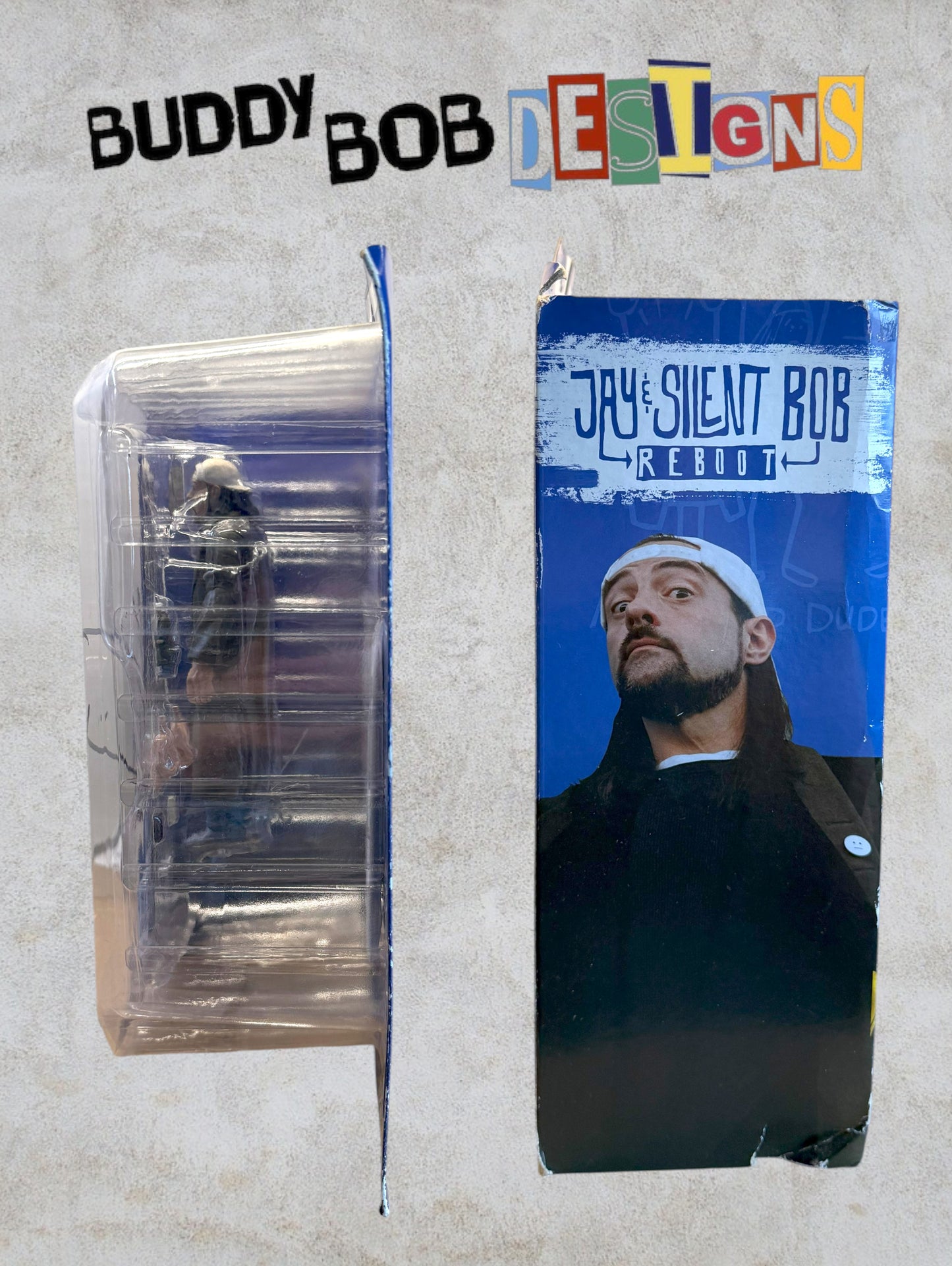 Autographed Jay and Silent Bob Reboot Silent Bob Figure by Diamond Select - Signed by Kevin Smith