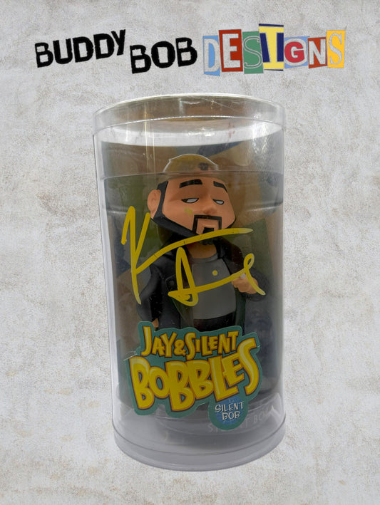 Autographed Vintage Jay & Silent Bobbles Silent Bob Bobblehead