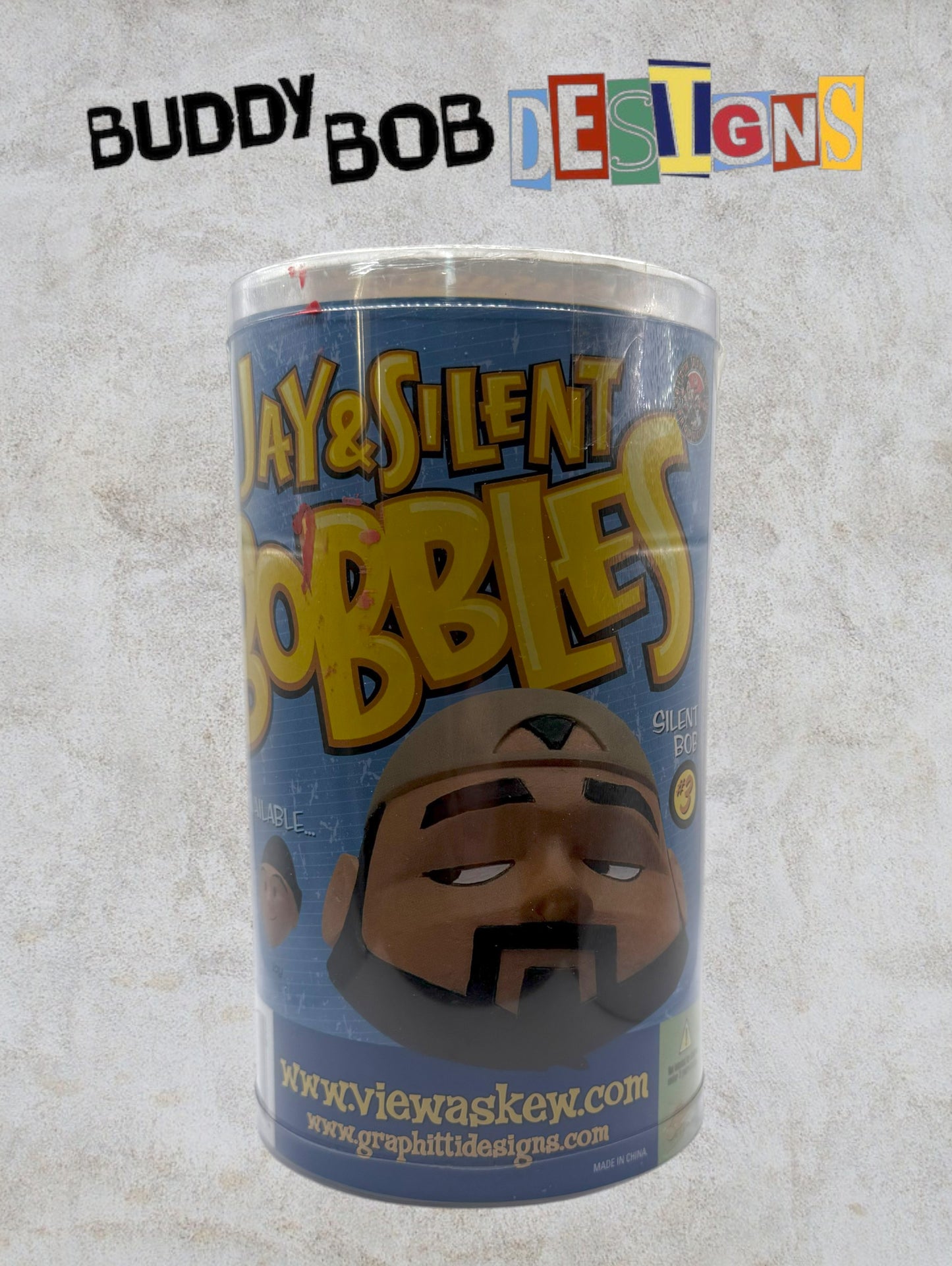 Autographed Vintage Jay & Silent Bobbles Silent Bob Bobblehead