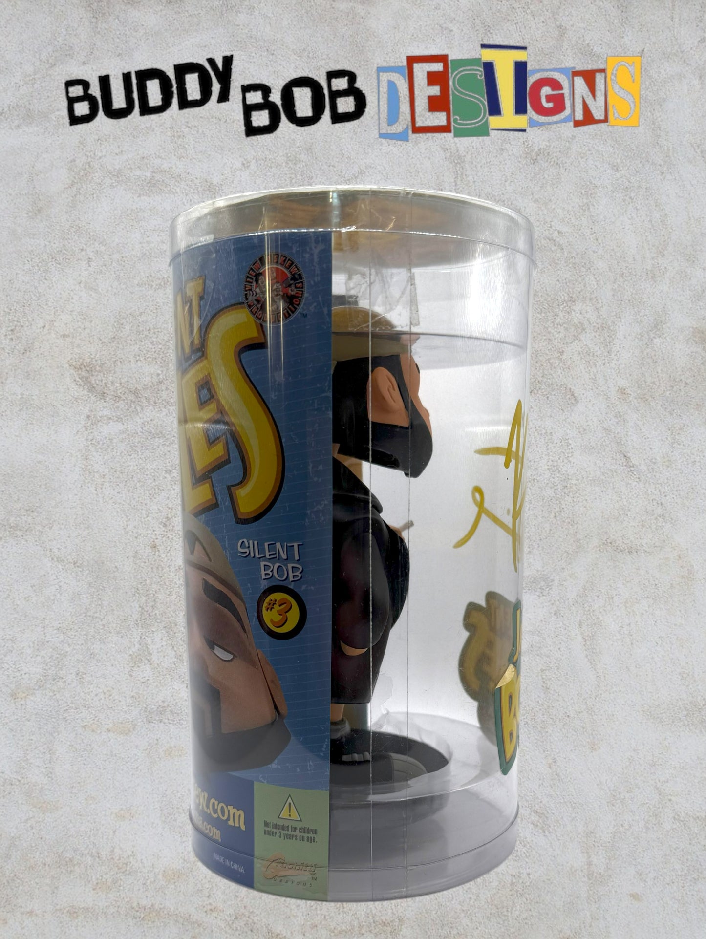 Autographed Vintage Jay & Silent Bobbles Silent Bob Bobblehead