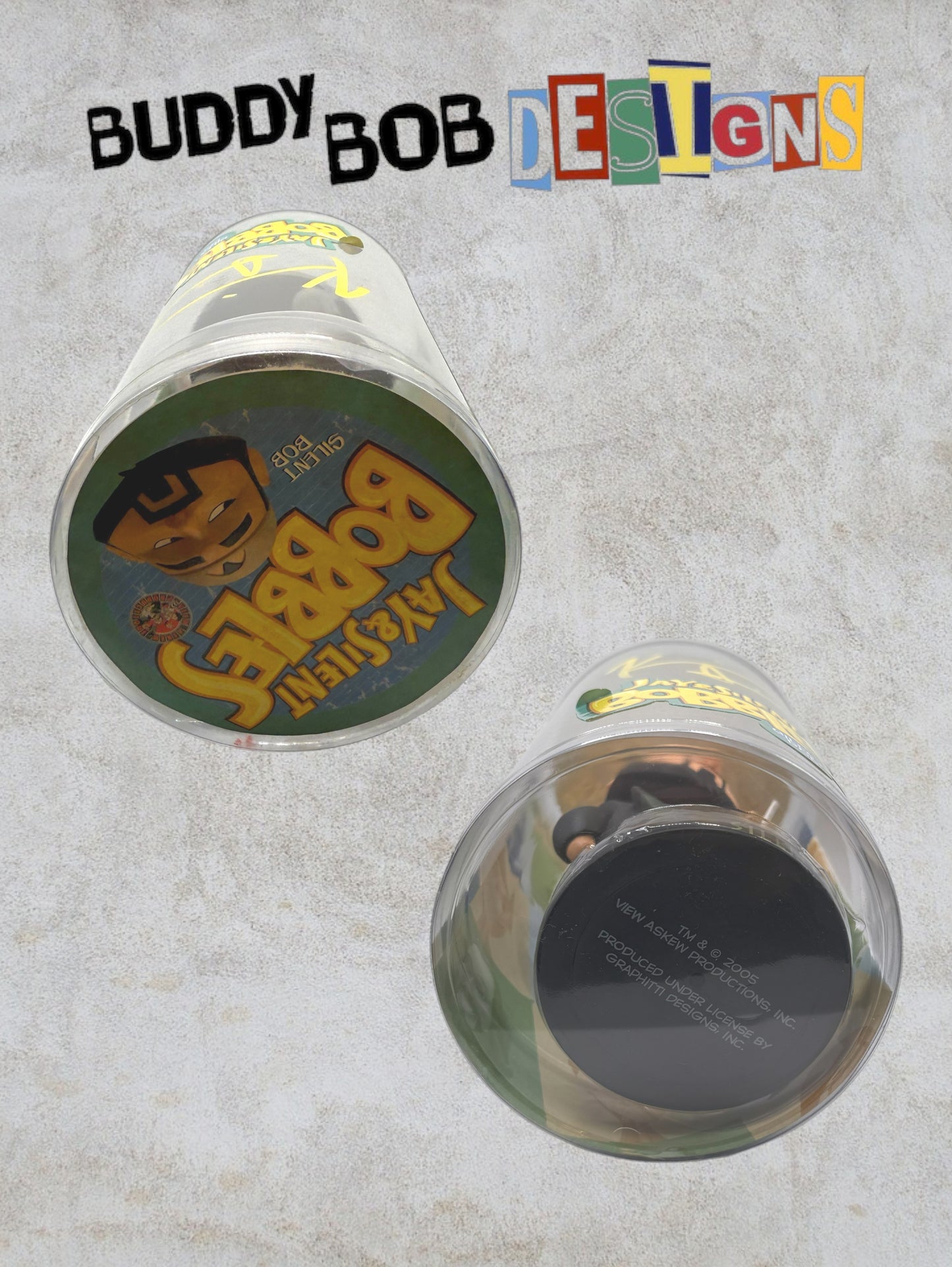 Autographed Vintage Jay & Silent Bobbles Silent Bob Bobblehead