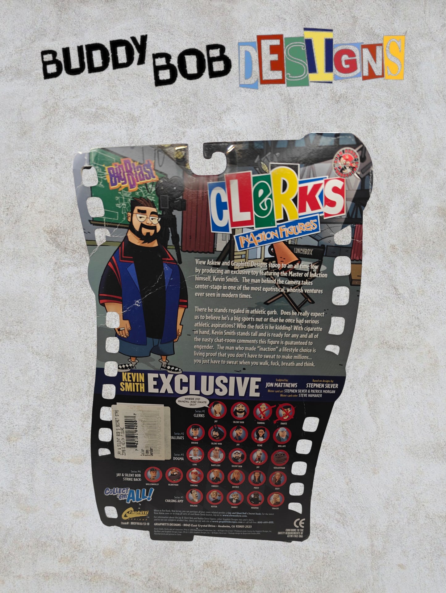 Clerks Inaction Figure - Night of the Living Kev - Signed
