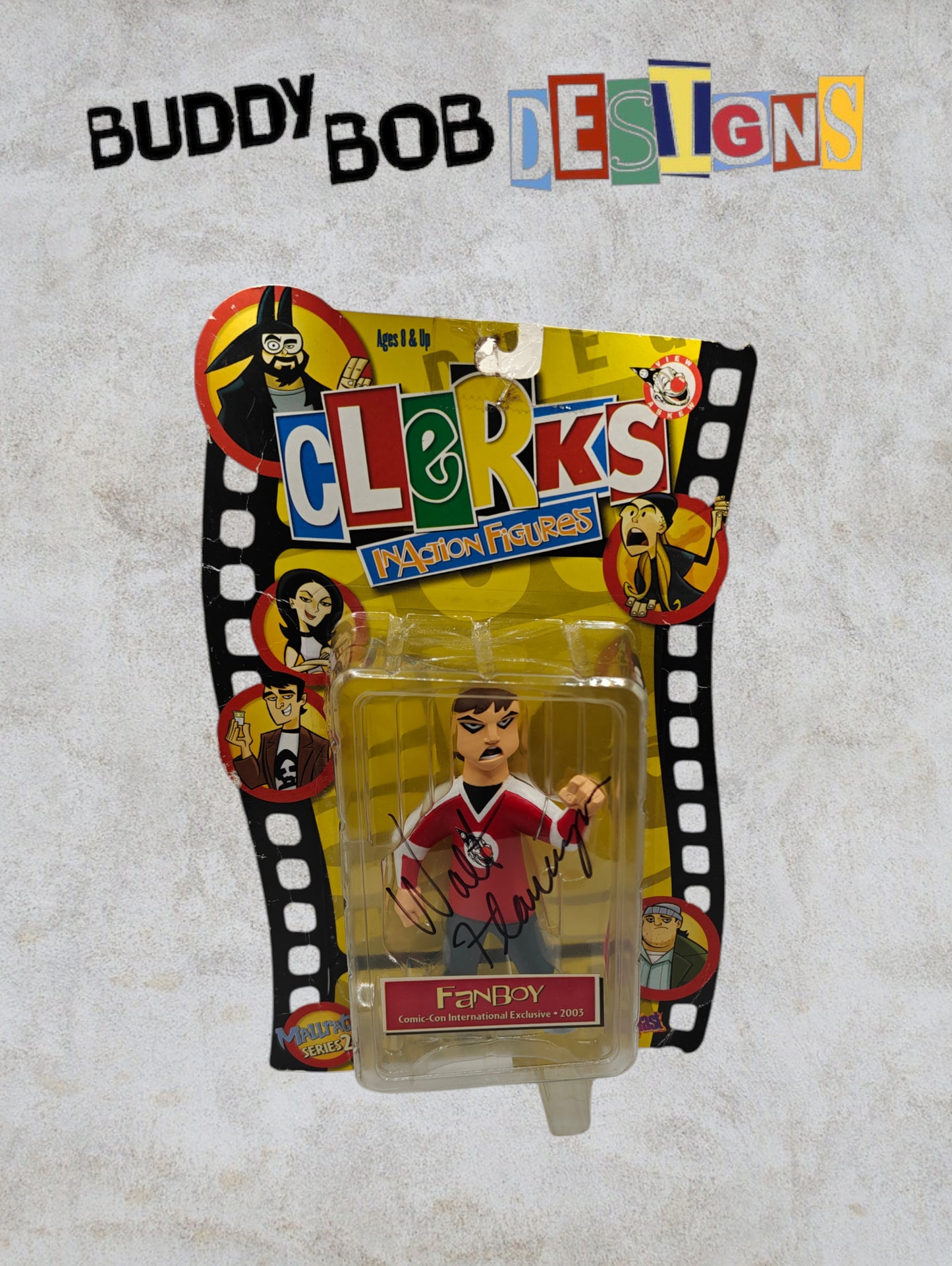 Clerks Inaction Figure - Series 2 - Fanboy - Signed