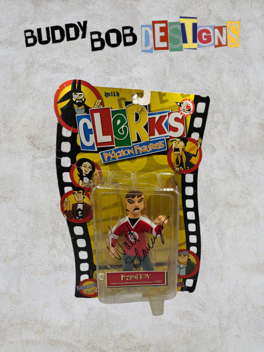 Clerks Inaction Figure - Series 2 - Fanboy - Signed