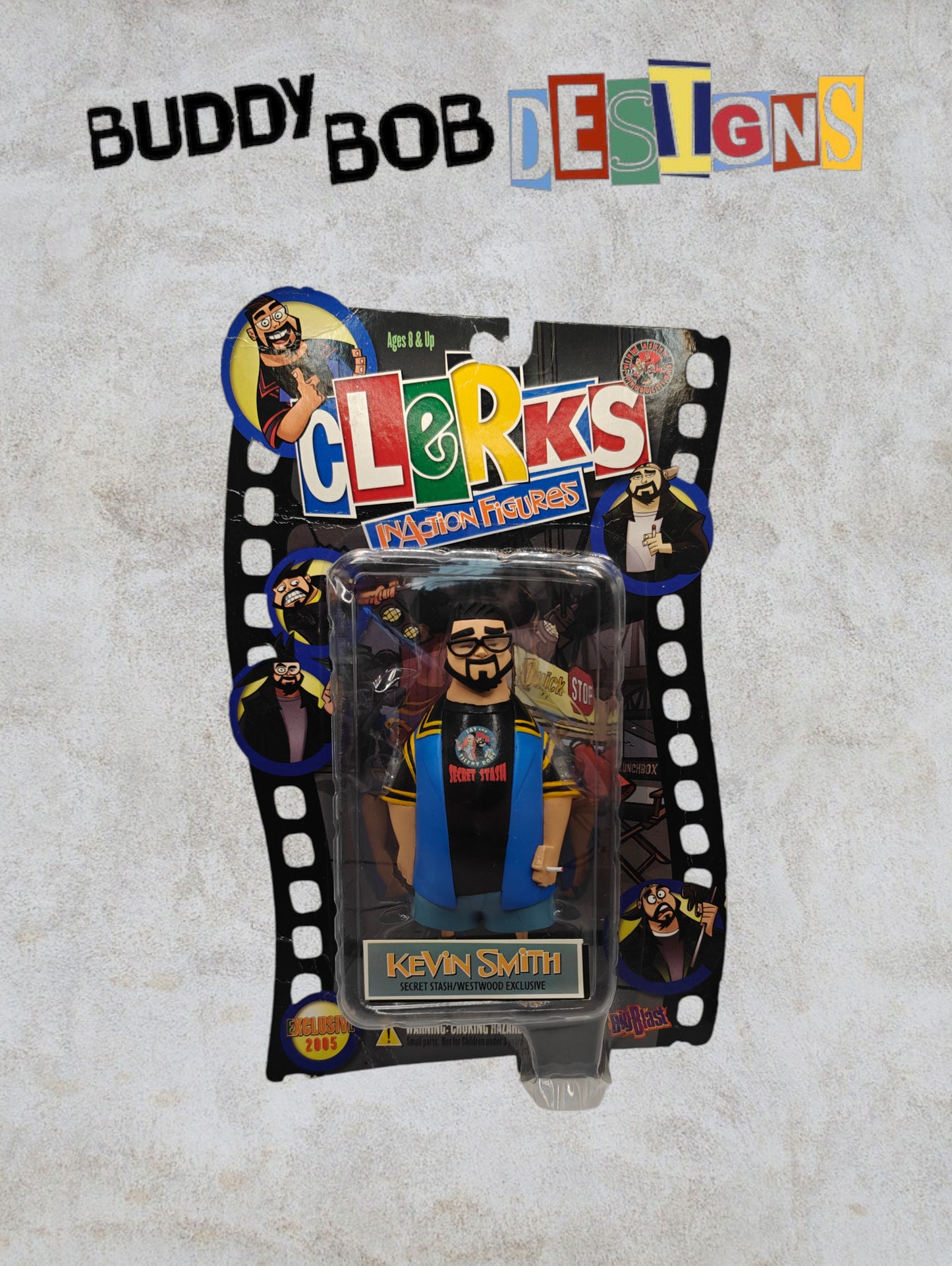 Clerks Inaction Figure - Secret Stash Westwood Exclusive - Kevin Smith