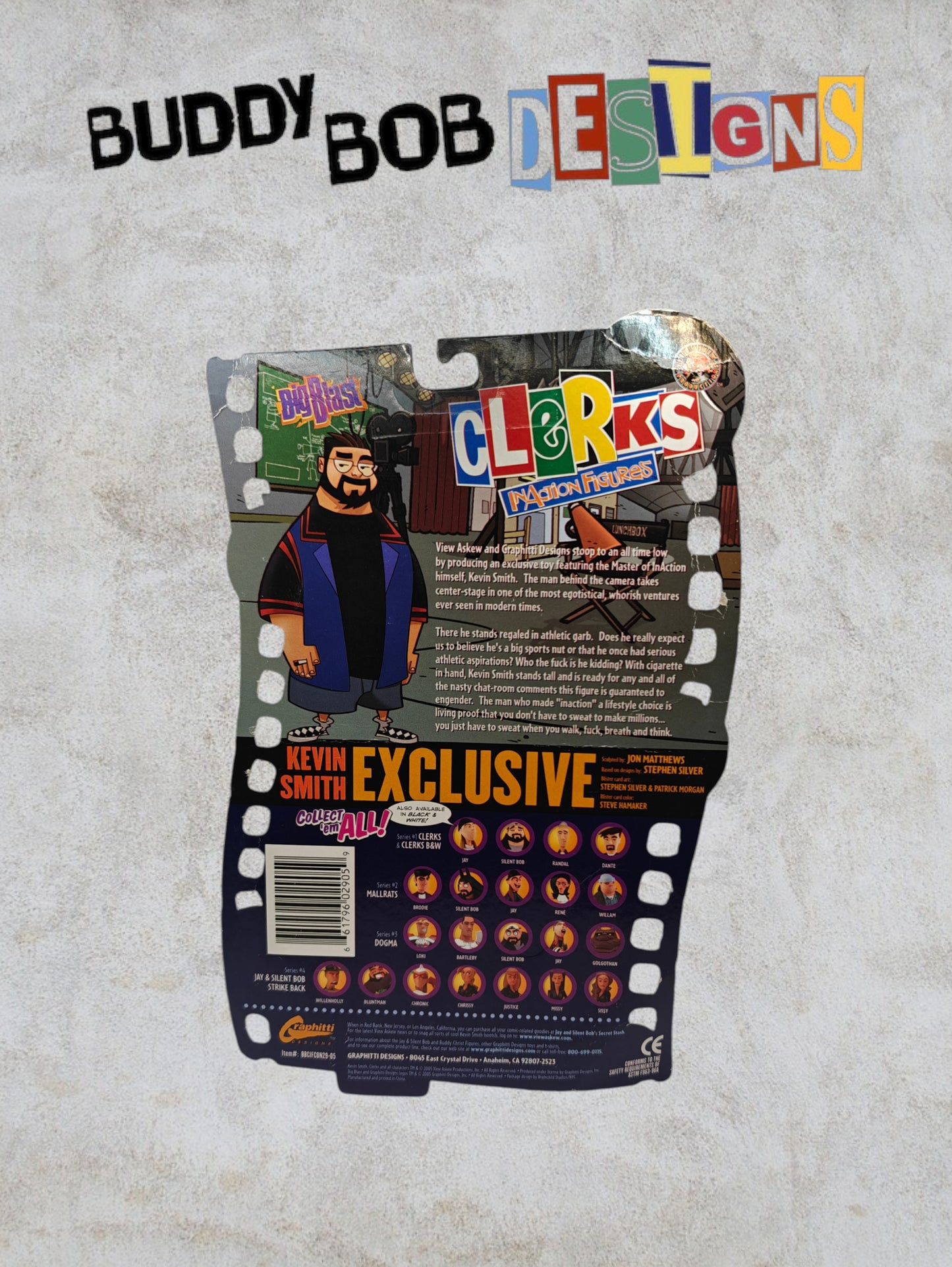 Clerks Inaction Figure - Secret Stash Westwood Exclusive - Kevin Smith