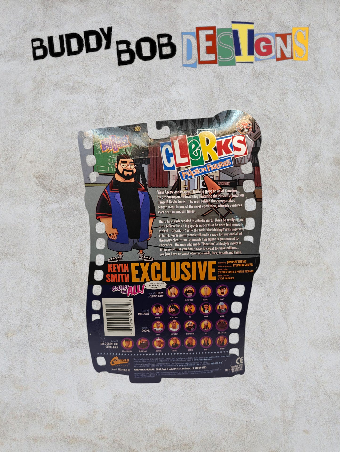 Clerks Inaction Figure - Red Bank Secret Stash Exclusive - Kevin Smith