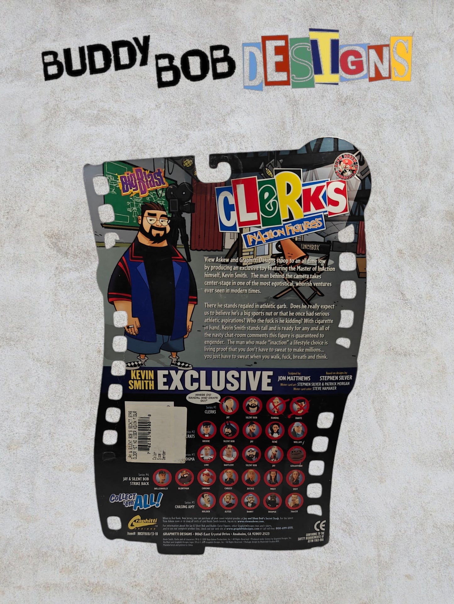 Clerks Inaction Figure - Older Yet No Wiser Kev - Signed