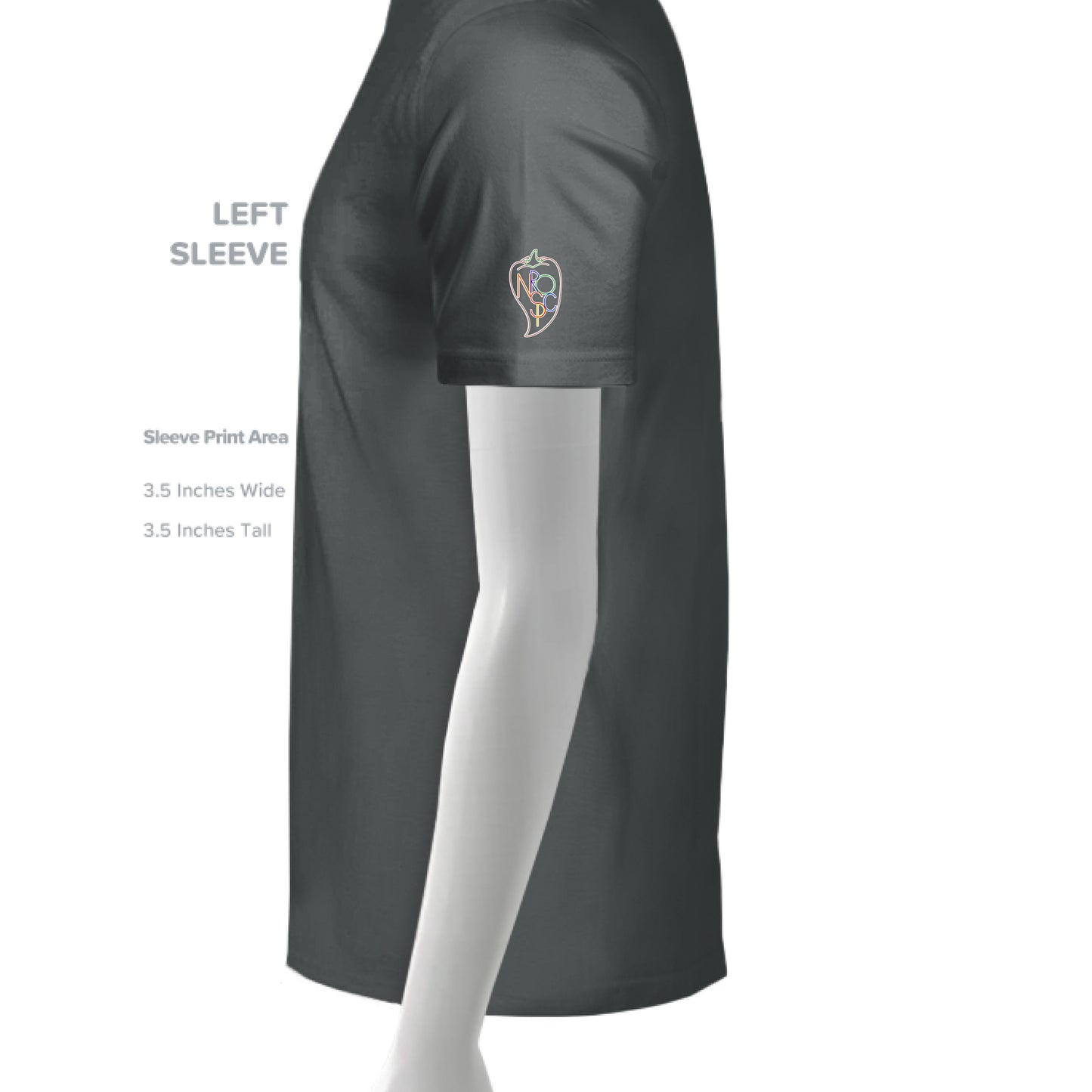 CHARCOAL HEATHER - SLEEVE_LEFT