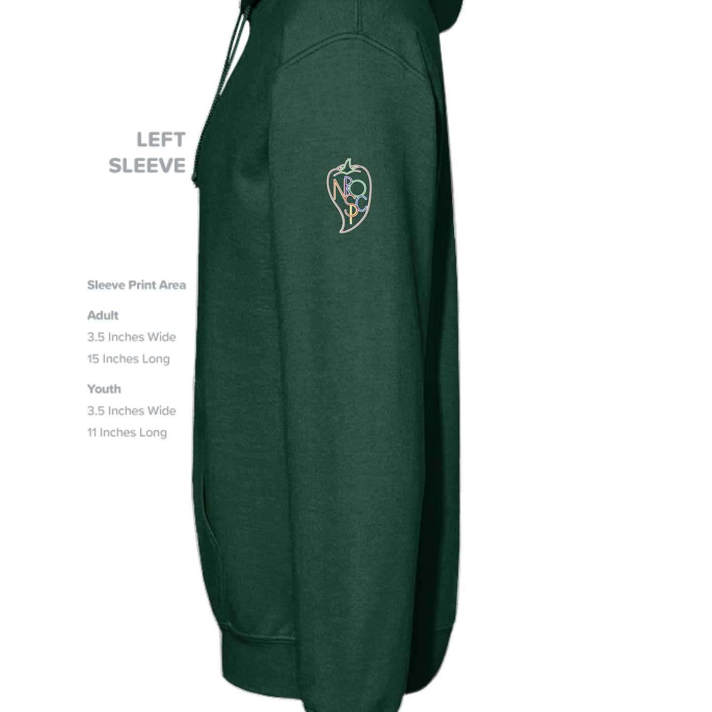Athletic Dark Green - SLEEVE_LEFT
