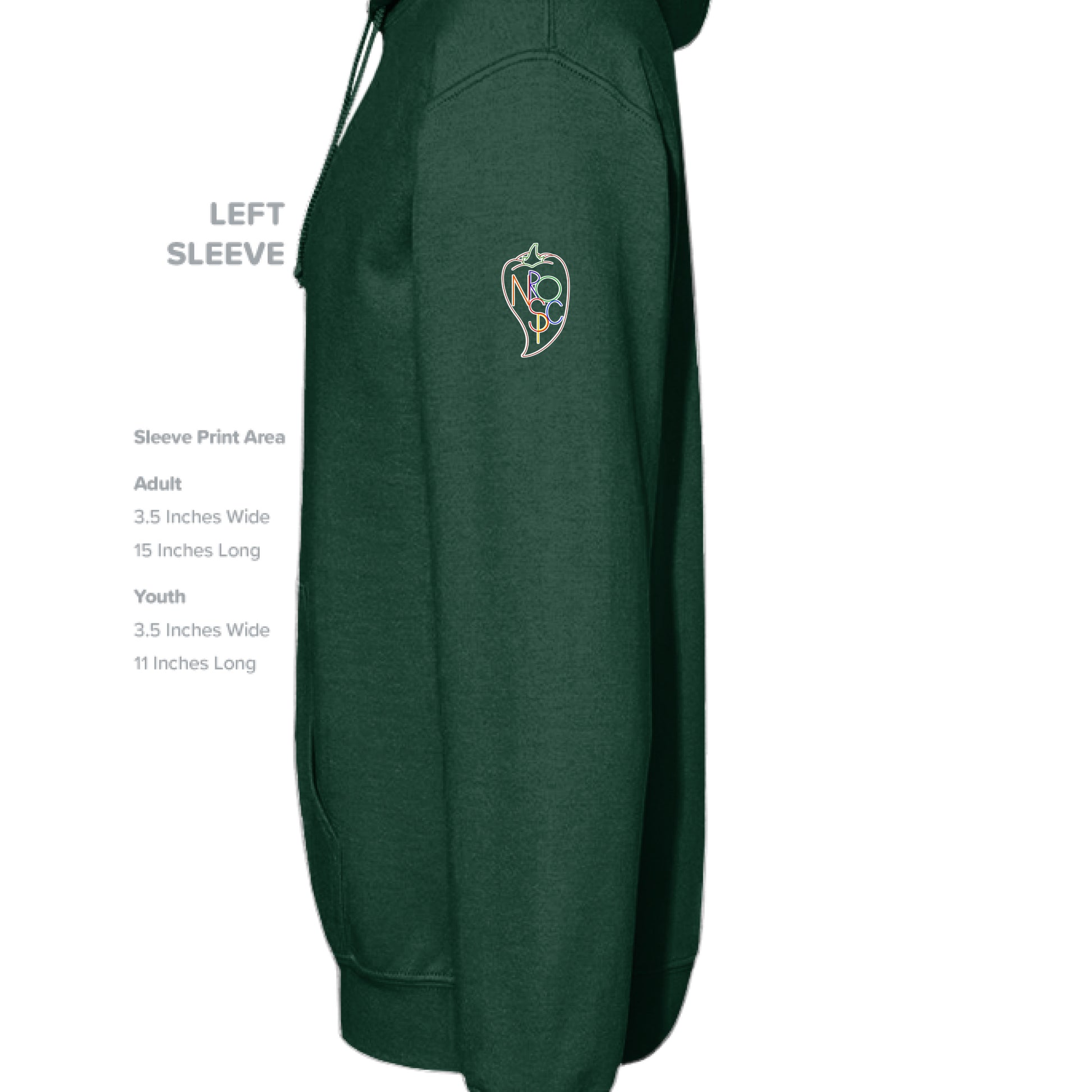 Athletic Dark Green - SLEEVE_LEFT