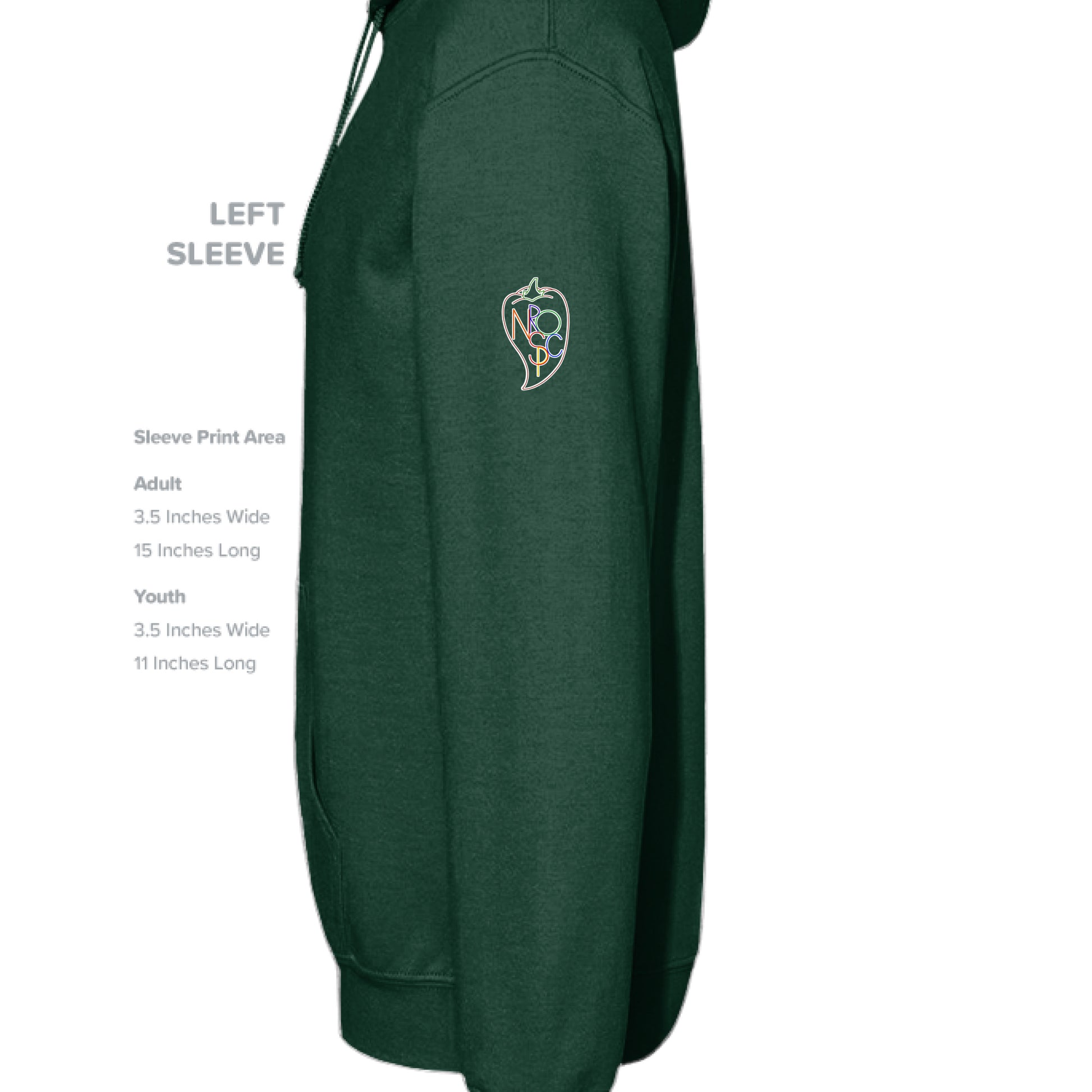 Athletic Dark Green - SLEEVE_LEFT