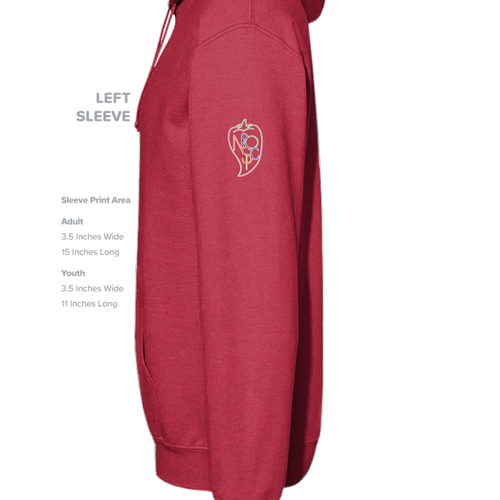 Athletic Red - SLEEVE_LEFT
