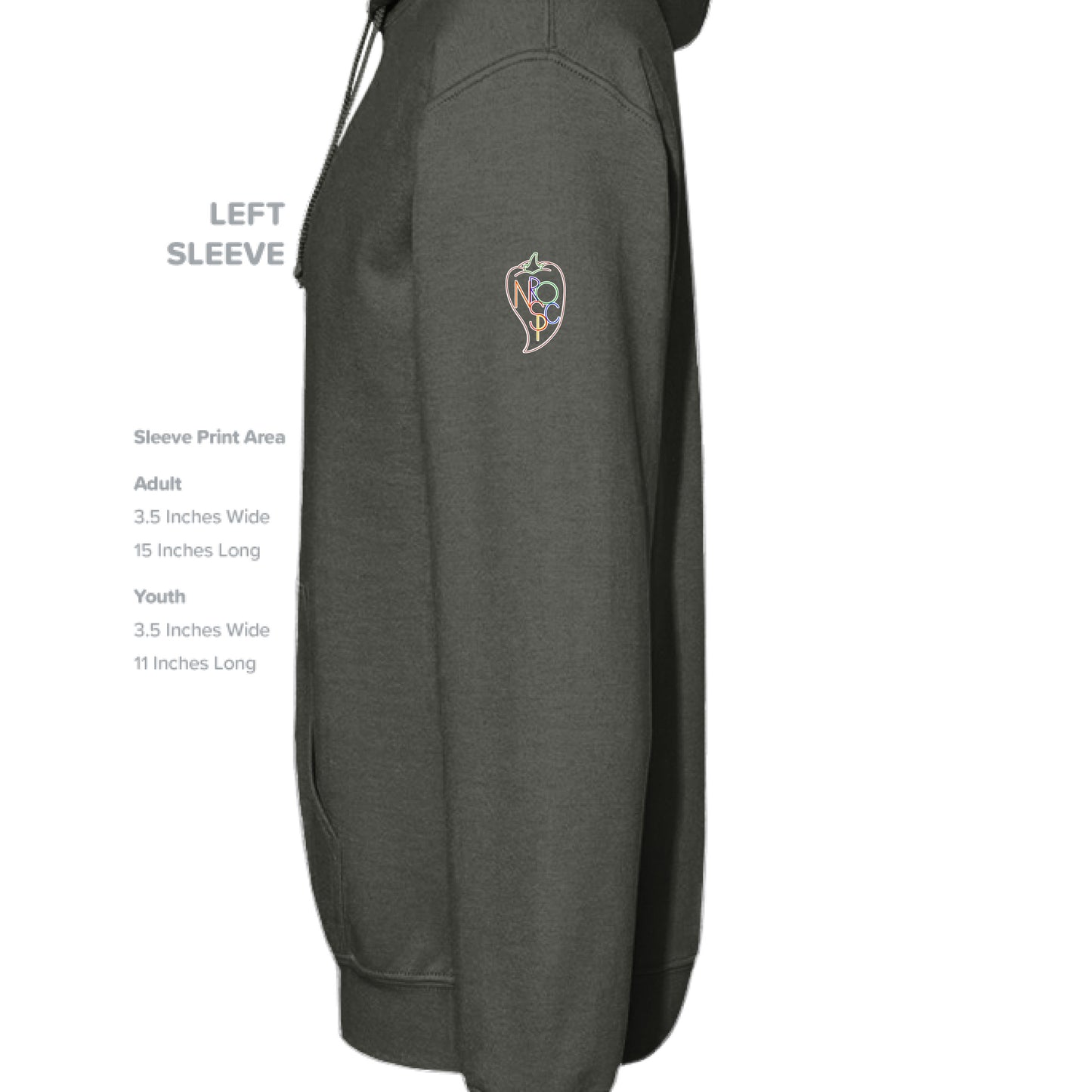 SMOKE GRAY - SLEEVE_LEFT