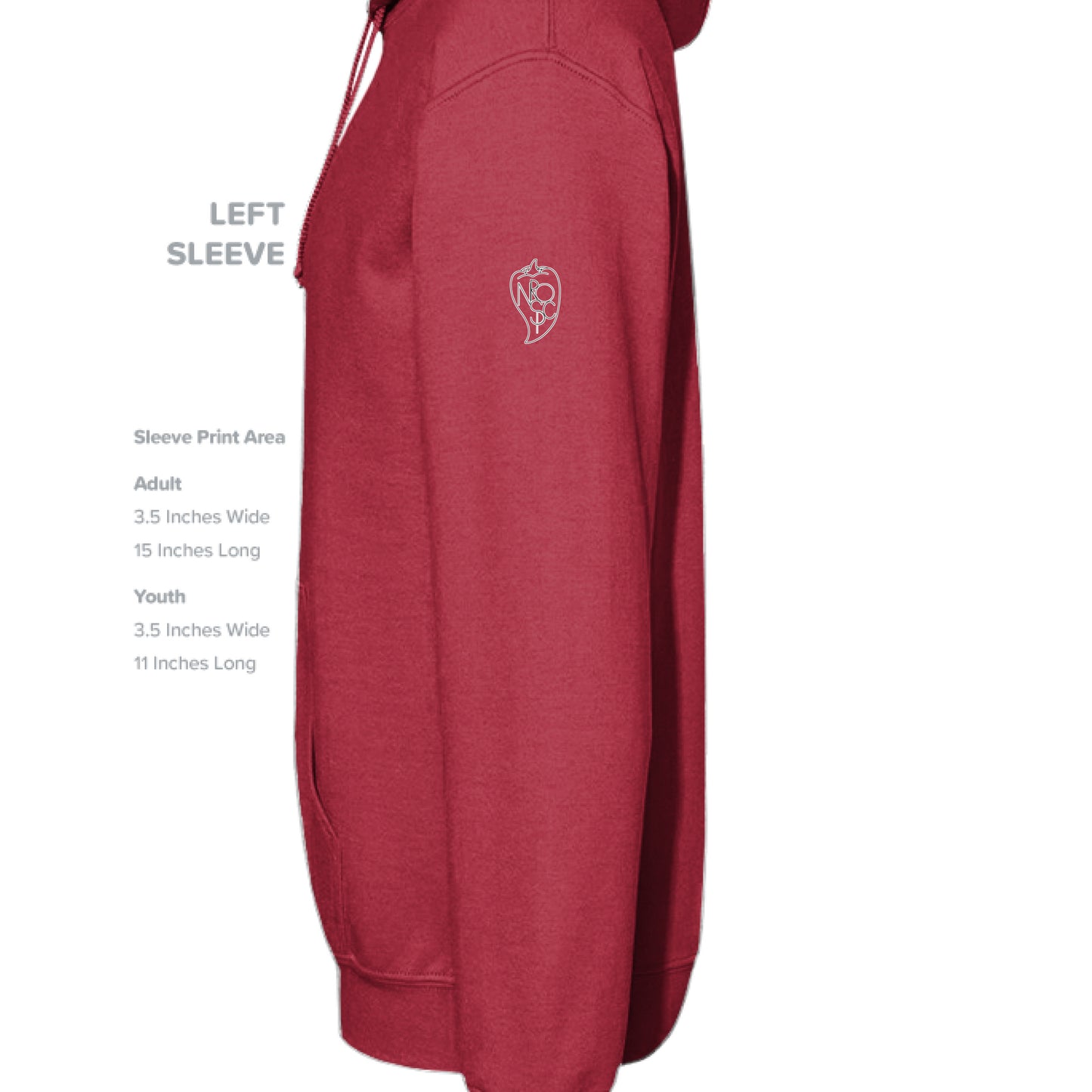 Athletic Crimson - SLEEVE_LEFT