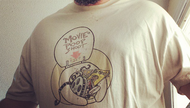 Vintage Graphitti Designs Movie Poop Shoot T-shirt - XL